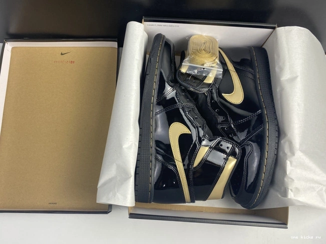 Chep Onekick 1 AIR GOLD BLACK METALLIC (2020) HIGH 555088-032 RETRO JORDAN 0823